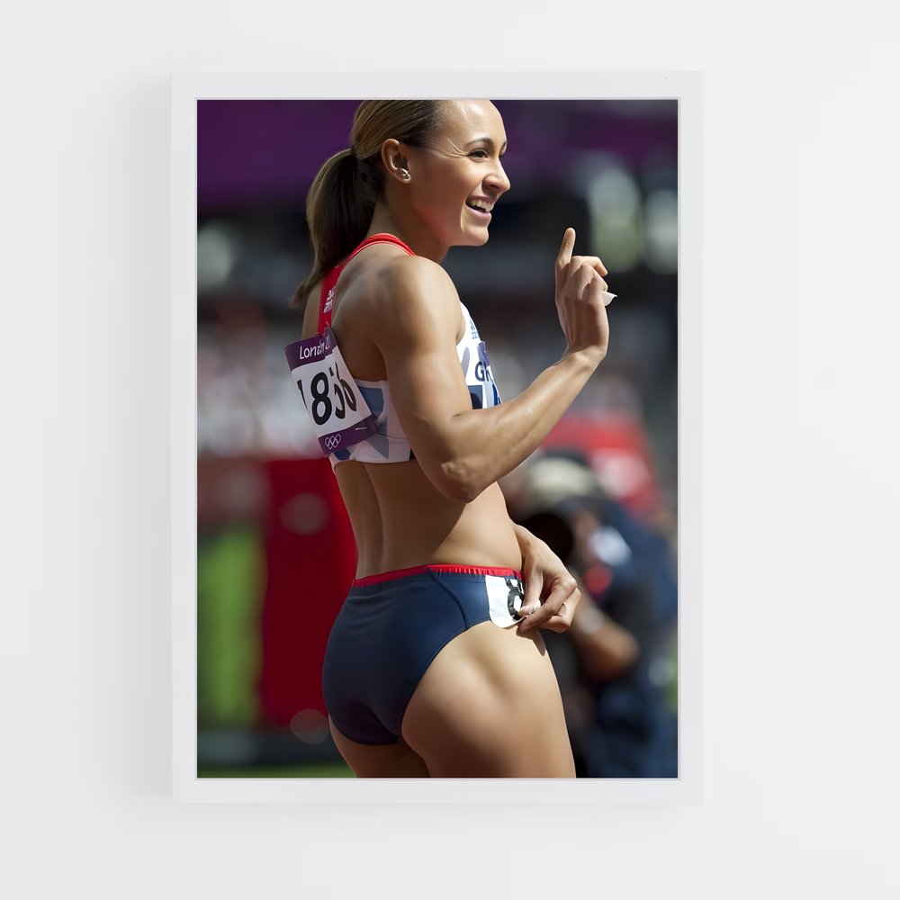 Poster Entraînement Éclatant – affiche Athlétisme (vue 3)